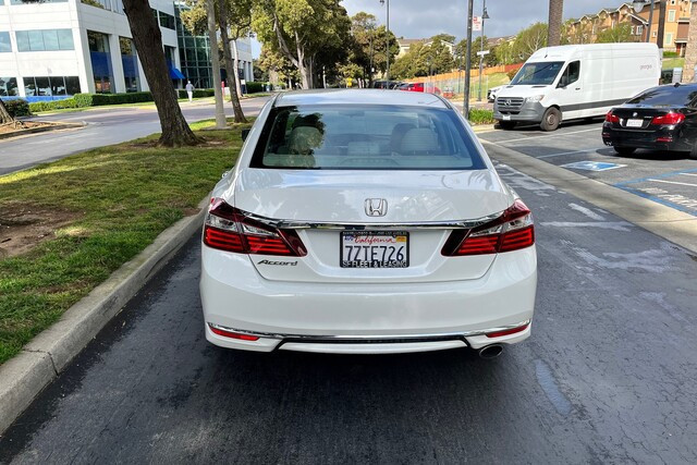 2017HondaAccordLX_White_Back