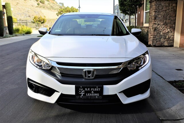 2018HondaCivicLX_White_Front