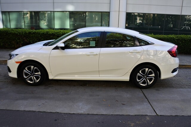 2018HondaCivicLX_White_Left
